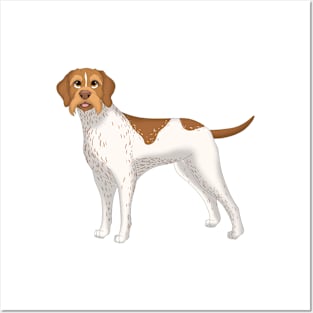 German Wirehaired Pointer Dog Posters and Art